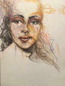 Oil Pastel Portrait